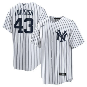 Men's New York Yankees Jonathan Loaisiga Nike White Home Replica Jersey