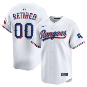 Men's Texas Rangers Nike White Home Limited Pick-A-Player Retired Roster Jersey