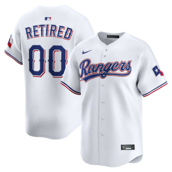 Men's Texas Rangers Nike White Home Limited Pick-A-Player Retired Roster Jersey