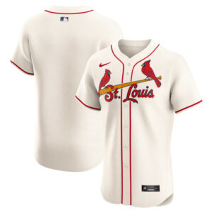 Men's St. Louis Cardinals Nike Cream Alternate Elite Jersey