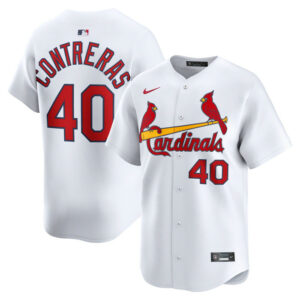 Men's St. Louis Cardinals Willson Contreras Nike White Home Limited Player Jersey