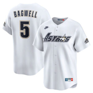 Men's Houston Astros Jeff Bagwell Nike White Throwback Cooperstown Collection Limited Jersey