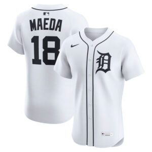 Men's Detroit Tigers Kenta Maeda Nike White Home Elite Jersey