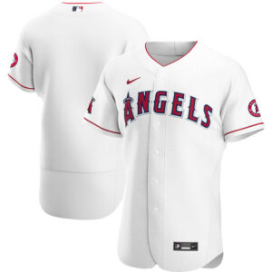 Men's Los Angeles Angels Nike White Home Team Jersey