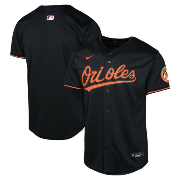 Youth Baltimore Orioles Nike Black Alternate Limited Jersey