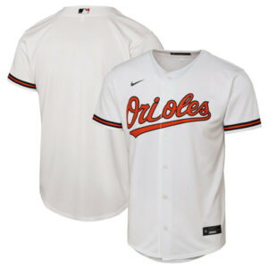 Youth Baltimore Orioles Nike White Home Replica 2.0 Jersey