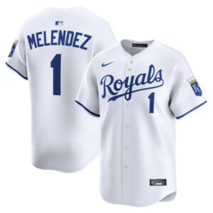 Men's Kansas City Royals MJ Melendez Nike White Home Limited Player Jersey