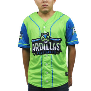 Men's Richmond Flying Squirrels Green/Blue Copa Replica Jersey