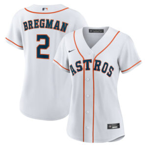 Women's Houston Astros Alex Bregman Nike White Home Replica Player Jersey
