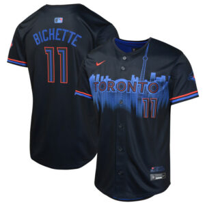 Youth Toronto Blue Jays Bo Bichette Nike Navy 2024 City Connect Limited Player Jersey