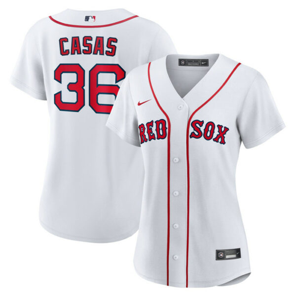 Women's Boston Red Sox Triston Casas Nike White Home Replica Jersey
