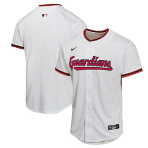 Youth Cleveland Guardians Nike White Home Limited Jersey