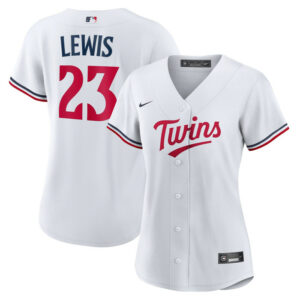 Women's Minnesota Twins Royce Lewis Nike White Home Replica Jersey