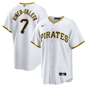 Men's Pittsburgh Pirates Isiah Kiner-Falefa Nike White Home Replica Jersey