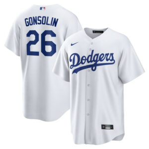 Men's Los Angeles Dodgers Tony Gonsolin Nike White Home Replica Jersey