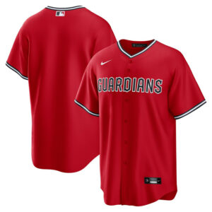 Men's Cleveland Guardians Nike Red Alternate Replica 2.0 Jersey