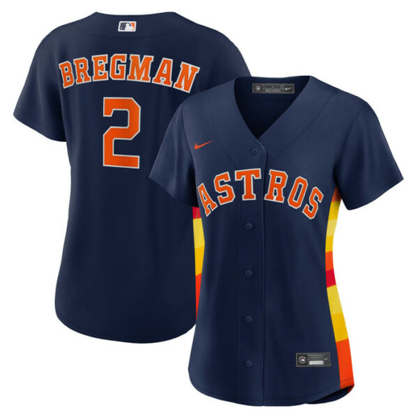 Women's Houston Astros Nike Navy Alternate Replica Player Jersey