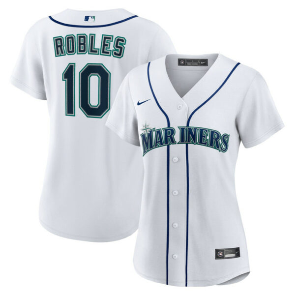 Women's Seattle Mariners Victor Robles Nike White Home Replica Jersey
