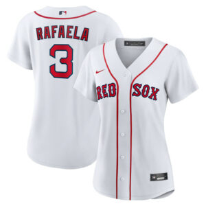 Women's Boston Red Sox Ceddanne Rafaela Nike White Home Replica Jersey