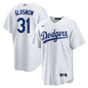 Men's Los Angeles Dodgers Tyler Glasnow Nike White Home Replica Jersey