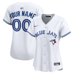 Women's Toronto Blue Jays Nike White Home Limited Custom Jersey