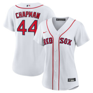 Women's Boston Red Sox Aroldis Chapman Nike White Home Replica Jersey