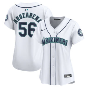 Women's Seattle Mariners Randy Arozarena Nike White Home Limited Player Jersey