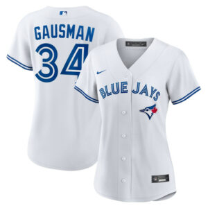 Women's Toronto Blue Jays Kevin Gausman Nike White Home Replica Jersey