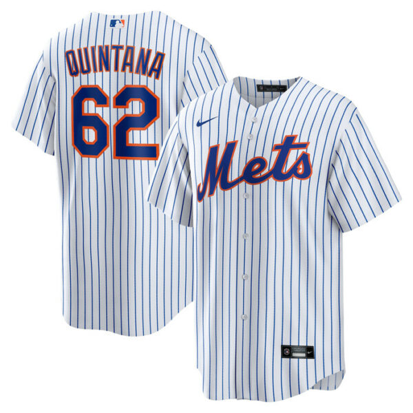 Men's New York Mets Jose Quintana Nike White Home Replica Player Jersey