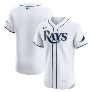 Men's Tampa Bay Rays Nike White Home Elite Jersey