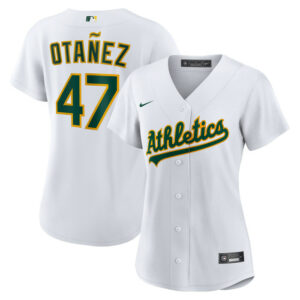 Women's Athletics Michel Otanez Nike White Home Replica Jersey