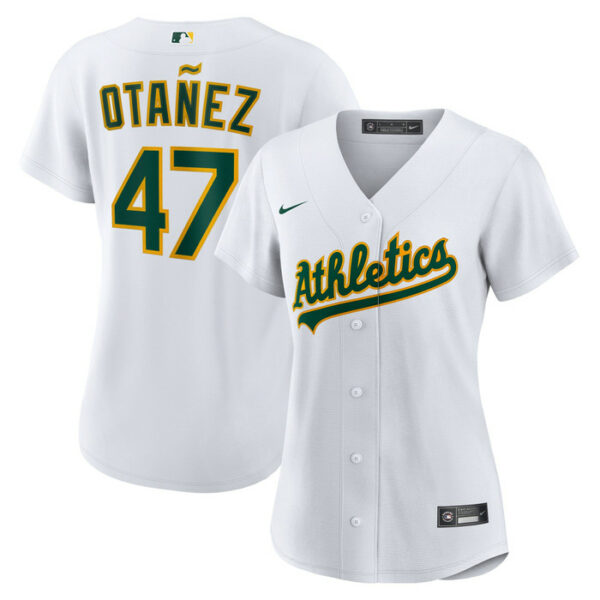 Women's Athletics Michel Otanez Nike White Home Replica Jersey