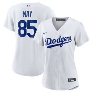 Women's Los Angeles Dodgers Dustin May Nike White Home Replica Jersey