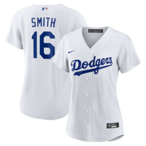 Women's Los Angeles Dodgers Will Smith Nike White Home Replica Jersey