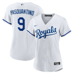Women's Kansas City Royals Vinnie Pasquantino Nike White Home Replica Jersey