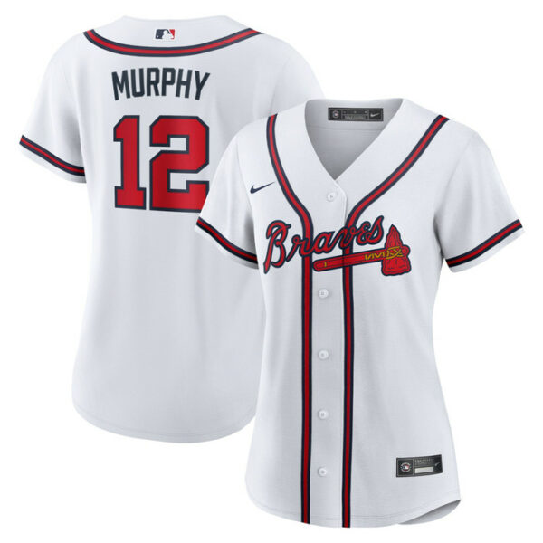 Women's Atlanta Braves Sean Murphy Nike White Home Replica Jersey