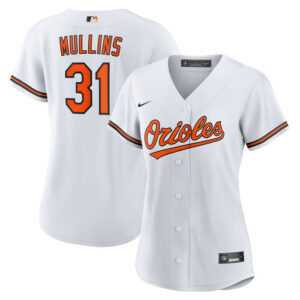 Women's Baltimore Orioles Cedric Mullins Nike White Home Replica Jersey