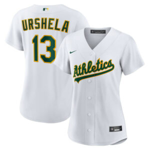 Women's Athletics Gio Urshela Nike White Home Replica Jersey