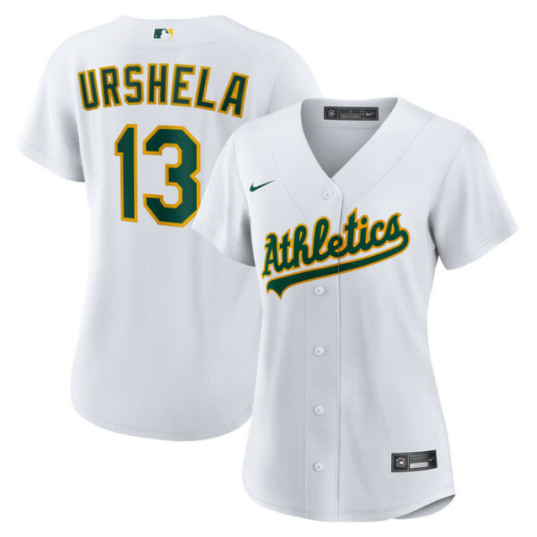 Women's Athletics Gio Urshela Nike White Home Replica Jersey