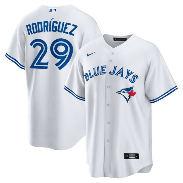 Men's Toronto Blue Jays Yariel Rodriguez Nike White Home Replica Jersey