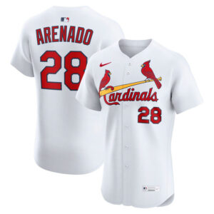 Men's St. Louis Cardinals Nolan Arenado Nike White Home Elite Player Jersey
