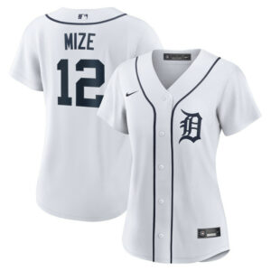 Women's Detroit Tigers Casey Mize Nike White Home Replica Jersey