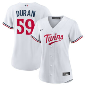 Women's Minnesota Twins Jhoan Duran Nike White Home Replica Jersey