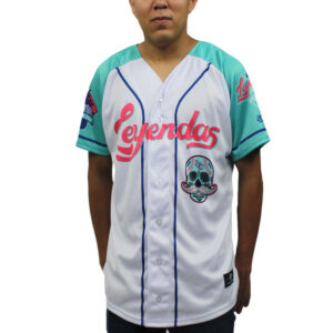Men's Lexington Legends White/Teal Copa Replica Jersey