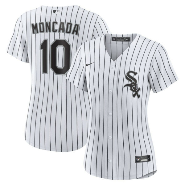 Women's Chicago White Sox Yoan Moncada Nike White Home Replica Player Jersey