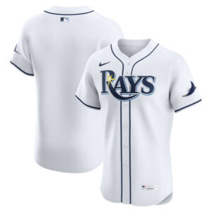 Men's Tampa Bay Rays Nike White Home Elite Jersey