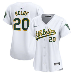 Women's Athletics Zack Gelof Nike White Home Limited Player Jersey