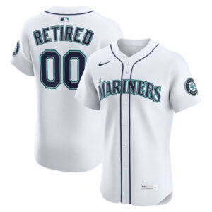 Men's Seattle Mariners Nike White Home Elite Pick-A-Player Retired Roster Jersey