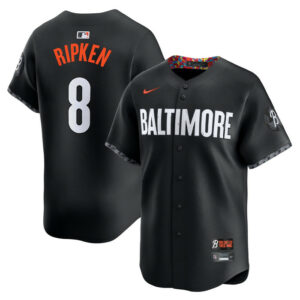 Men's Baltimore Orioles Cal Ripken Jr. Nike Black City Connect Limited Player Jersey