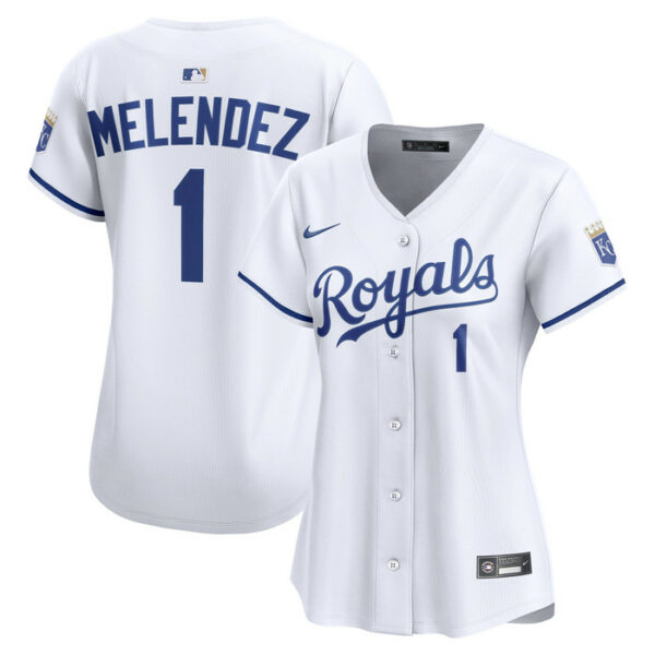 Women's Kansas City Royals MJ Melendez Nike White Home Limited Jersey